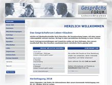 Tablet Screenshot of gespraechsforum.de